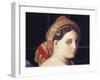 The Odalisque's Face-Jean-Auguste-Dominique Ingres-Framed Giclee Print