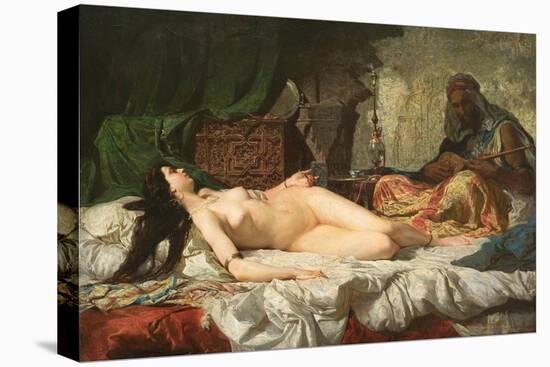 The Odalisque-Marià Fortuny-Stretched Canvas