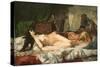 The Odalisque-Marià Fortuny-Stretched Canvas