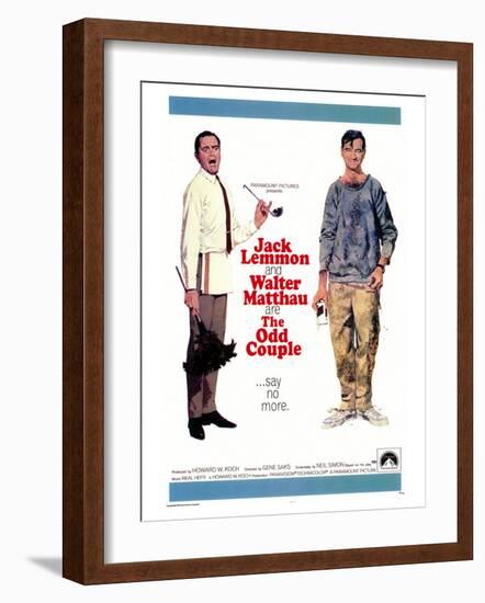 The Odd Couple, 1968-null-Framed Art Print