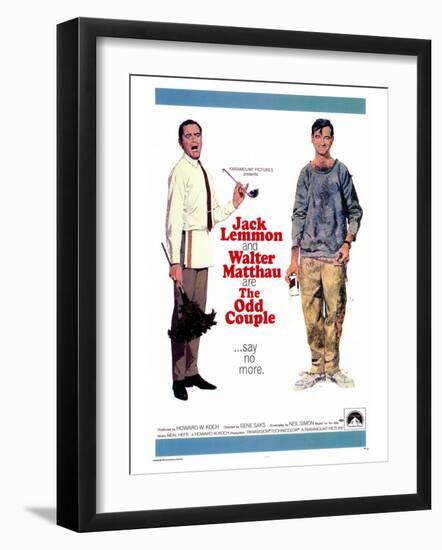 The Odd Couple, 1968-null-Framed Art Print