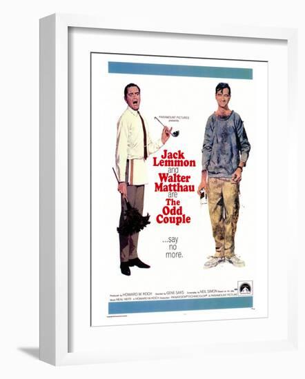 The Odd Couple, 1968-null-Framed Art Print