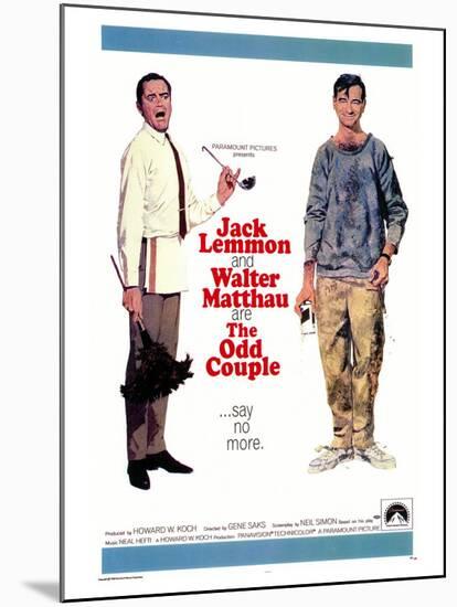 The Odd Couple, 1968-null-Mounted Art Print