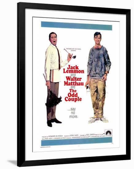 The Odd Couple, 1968-null-Framed Art Print