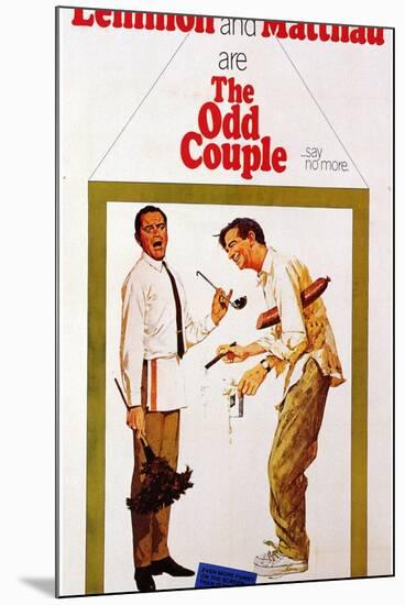 The Odd Couple, 1968-null-Mounted Art Print