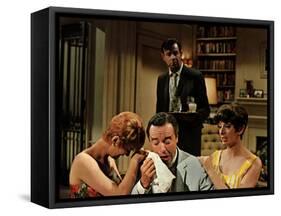 The Odd Couple, Carole Shelley, Jack Lemmon, Walter Matthau, Monica Evans, 1968-null-Framed Stretched Canvas