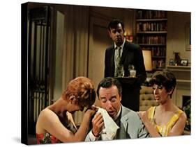 The Odd Couple, Carole Shelley, Jack Lemmon, Walter Matthau, Monica Evans, 1968-null-Stretched Canvas