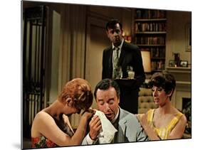 The Odd Couple, Carole Shelley, Jack Lemmon, Walter Matthau, Monica Evans, 1968-null-Mounted Photo