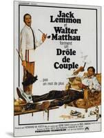 The Odd Couple, French Movie Poster, 1968-null-Mounted Art Print