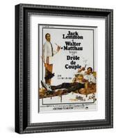 The Odd Couple, French Movie Poster, 1968-null-Framed Art Print