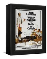 The Odd Couple, French Movie Poster, 1968-null-Framed Stretched Canvas
