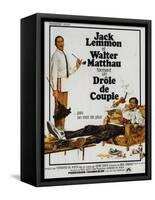 The Odd Couple, French Movie Poster, 1968-null-Framed Stretched Canvas