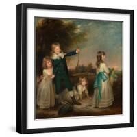 The Oddie Children, 1789-William Beechey-Framed Giclee Print