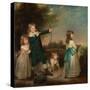 The Oddie Children, 1789-William Beechey-Stretched Canvas