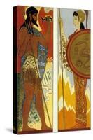 The Odyssey by Homere : the Gods Poseidon and Athena, 1930-1933-null-Stretched Canvas