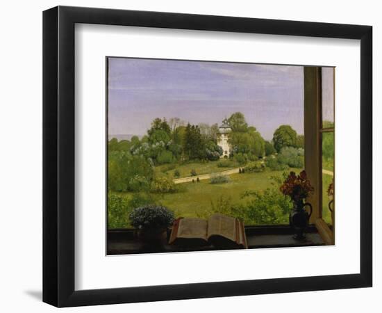 The Oed, View of Holzhausenpark, Frankfurt, 1883-Hans Thoma-Framed Giclee Print