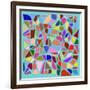 The Of Abstract Geometrical-MritaX-Framed Art Print