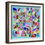 The Of Abstract Geometrical-MritaX-Framed Art Print