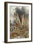 The Offensive of Yser, 1917-Francois Flameng-Framed Giclee Print