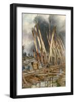 The Offensive of Yser, 1917-Francois Flameng-Framed Giclee Print