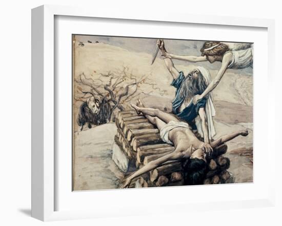 The Offering of Abraham-James Tissot-Framed Giclee Print