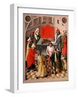 The Offering of the Jews, Ca 1465-null-Framed Giclee Print