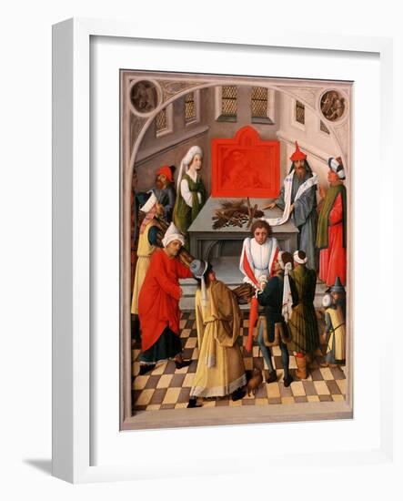 The Offering of the Jews, Ca 1465-null-Framed Giclee Print