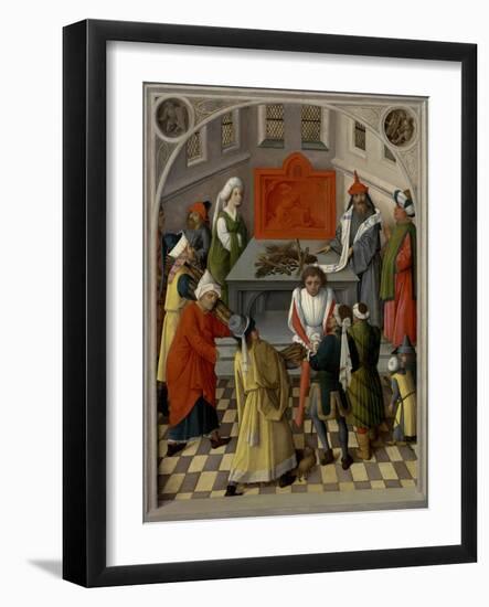 The Offering of the Jews, Ca 1465-null-Framed Giclee Print