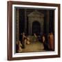 The Offering of the Keys of the City of Siena to the Virgin, on or after 1526-Domenico Beccafumi-Framed Giclee Print