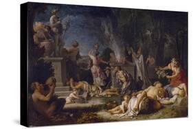 The Offering to Bacchus, 1720-Michel-ange Houasse-Stretched Canvas