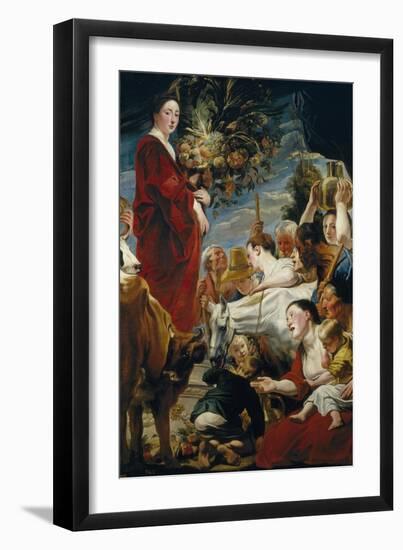 The Offering to Ceres-Jacob Jordaens-Framed Giclee Print