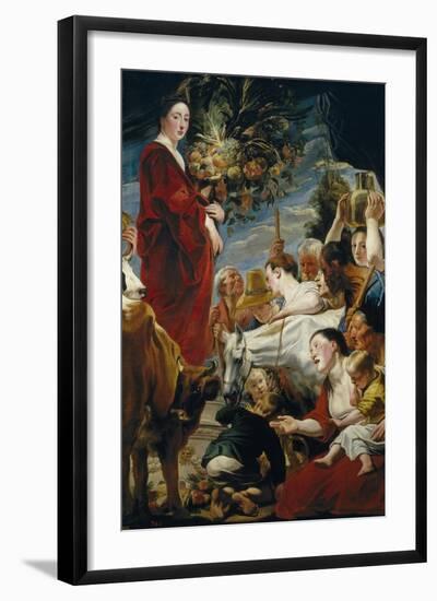 The Offering to Ceres-Jacob Jordaens-Framed Giclee Print