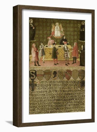 The Office of the Tax Collector (Bicchern) of Siena, 1451-1452-null-Framed Giclee Print