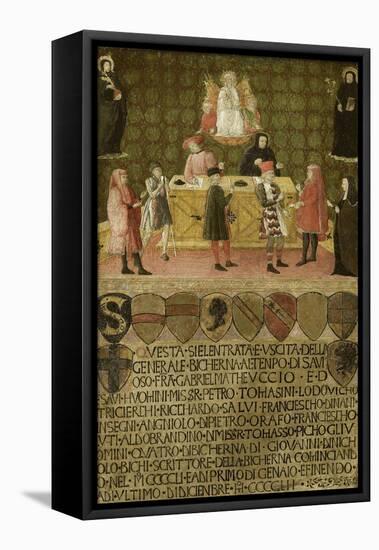 The Office of the Tax Collector (Bicchern) of Siena, 1451-1452-null-Framed Stretched Canvas