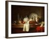 The Officers' Mess or the Remains of a Lunch-Jean-Baptiste Simeon Chardin-Framed Giclee Print