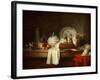 The Officers' Mess or the Remains of a Lunch-Jean-Baptiste Simeon Chardin-Framed Giclee Print