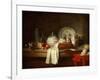 The Officers' Mess or the Remains of a Lunch-Jean-Baptiste Simeon Chardin-Framed Giclee Print