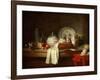 The Officers' Mess or the Remains of a Lunch-Jean-Baptiste Simeon Chardin-Framed Giclee Print