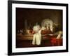 The Officers' Mess or the Remains of a Lunch-Jean-Baptiste Simeon Chardin-Framed Giclee Print