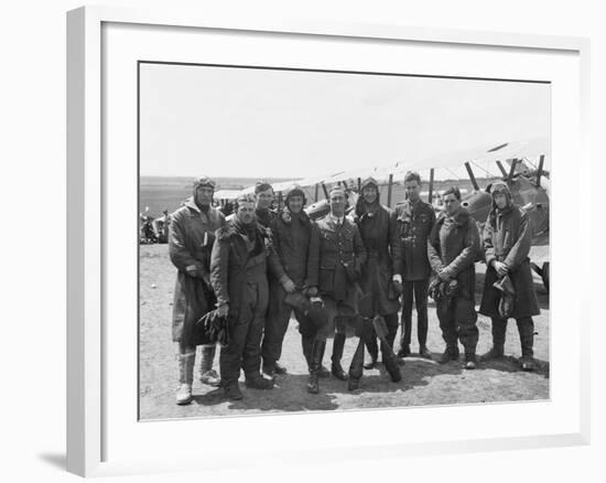 The Officers of a Flight-null-Framed Photographic Print