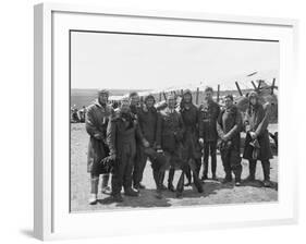 The Officers of a Flight-null-Framed Photographic Print