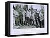 The Officers of the Terra Nova Expedition-Herbert Ponting-Framed Stretched Canvas