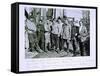 The Officers of the Terra Nova Expedition-Herbert Ponting-Framed Stretched Canvas