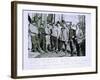 The Officers of the Terra Nova Expedition-Herbert Ponting-Framed Photographic Print