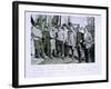 The Officers of the Terra Nova Expedition-Herbert Ponting-Framed Photographic Print