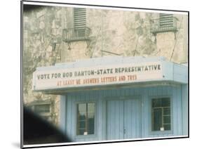 The Offices of Bob Barton State Representative in a Small Texas Town-null-Mounted Photographic Print