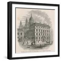 The Offices of the British and Foreign Bible Society in Queen Victoria Street, London-null-Framed Giclee Print