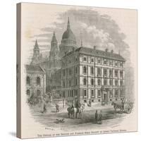 The Offices of the British and Foreign Bible Society in Queen Victoria Street, London-null-Stretched Canvas