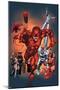 The Official Handbook Of The Marvel Universe: Daredevil 2004 Cover: Daredevil-Salvador Larroca-Mounted Poster