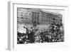 The Official Notice of the Armistice Being Read, Buckingham Palace, 1918-null-Framed Giclee Print